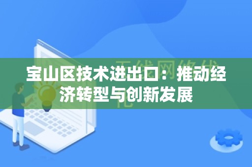 宝山区技术进出口：推动经济转型与创新发展