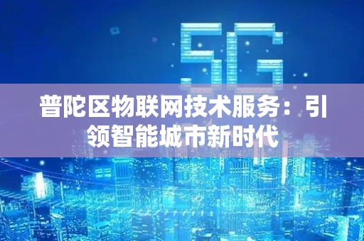 普陀区物联网技术服务：引领智能城市新时代