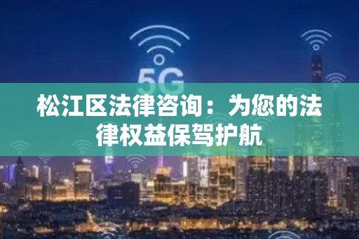 松江区法律咨询：为您的法律权益保驾护航