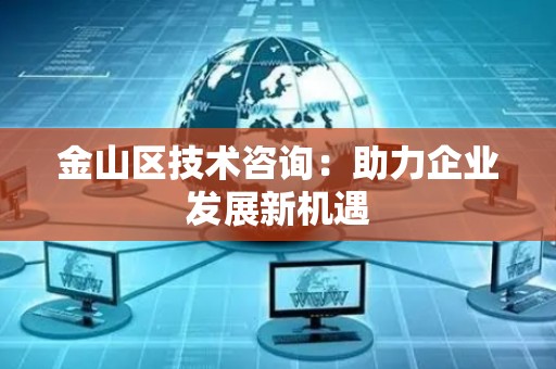 金山区技术咨询：助力企业发展新机遇