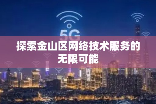 探索金山区网络技术服务的无限可能