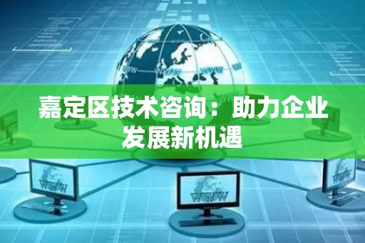 嘉定区技术咨询：助力企业发展新机遇