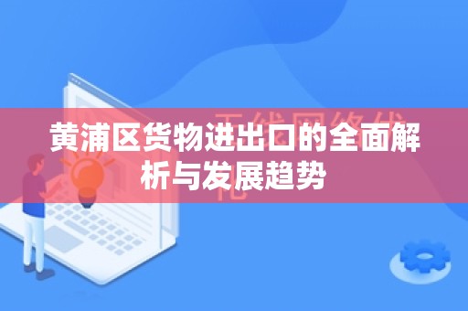 黄浦区货物进出口的全面解析与发展趋势