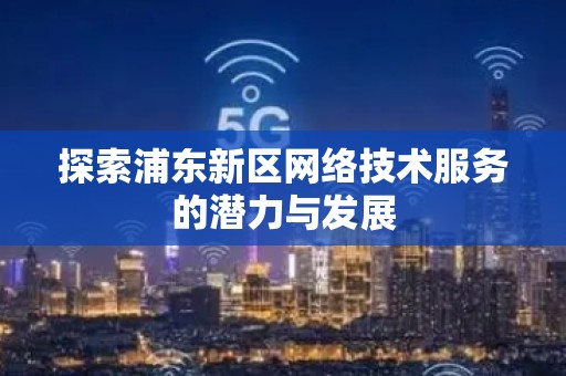 探索浦东新区网络技术服务的潜力与发展
