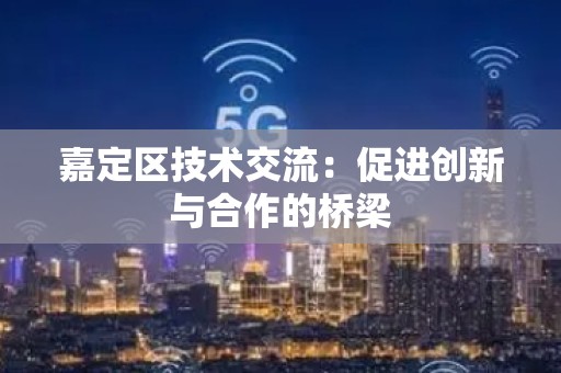 嘉定区技术交流：促进创新与合作的桥梁